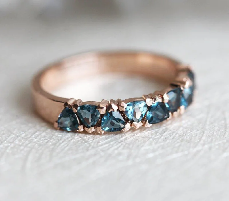 Jewelry Clearance Sale – Final Reductions Beau London Blue Topaz Ring, Blue Wedding Band Jewelry Clearance Sale – Final Reductions Beau London Blue Topaz Ring, Blue Wedding Band
