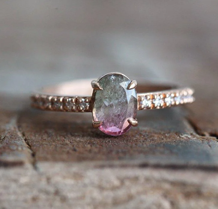 Trending Jewelry Styles Now At Limited-Time Discounts Watermelon Tourmaline Ring Rose Gold