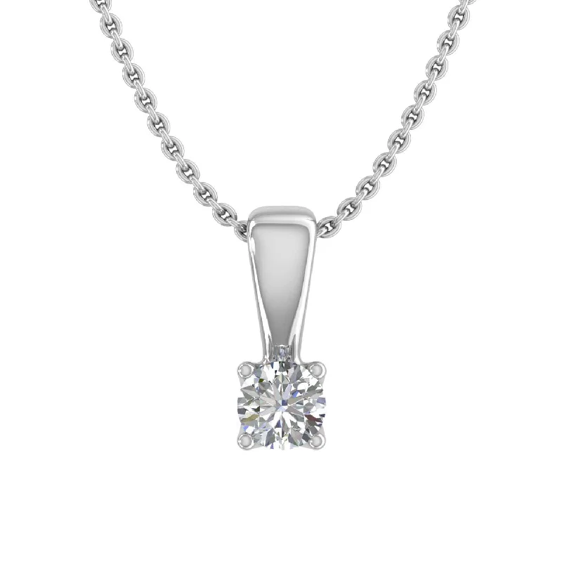 Celebrate Every Occasion With Sparkling Savings 0.05 ctw Solitaire Very Small Diamond Pendant Necklace in Gold (Included Silver Chain) Celebrate Every Occasion With Sparkling Savings 0.05 ctw Solitaire Very Small Diamond Pendant Necklace in Gold (Included Silver Chain)