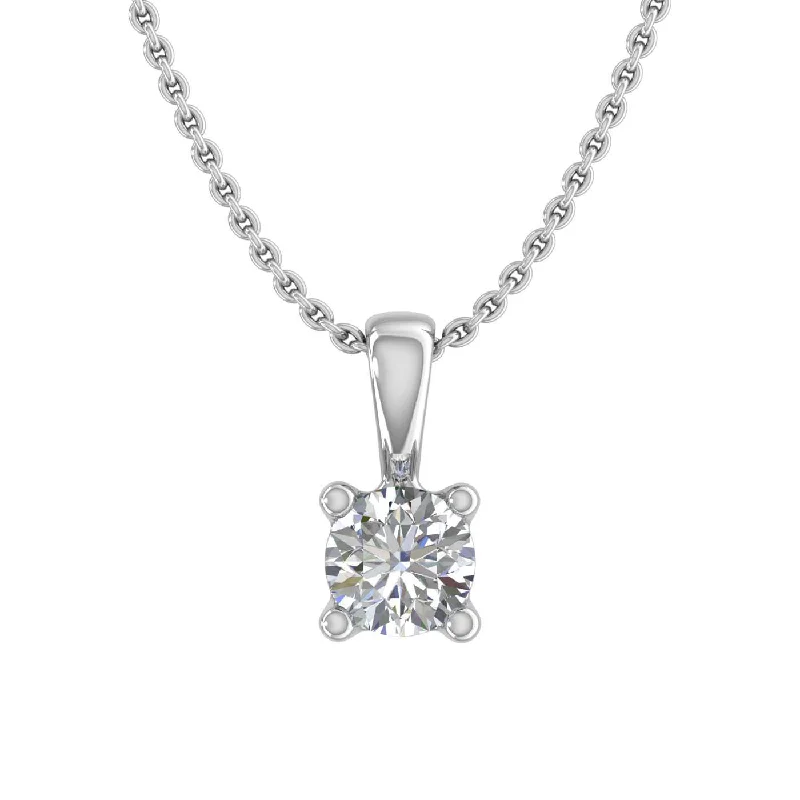 Unmissable Discounts On Timeless Jewelry Pieces 0.15 ctw 4-Prong Solitaire Diamond Pendant Necklace in Gold (Included Silver Chain) Unmissable Discounts On Timeless Jewelry Pieces 0.15 ctw 4-Prong Solitaire Diamond Pendant Necklace in Gold (Included Silver Chain)
