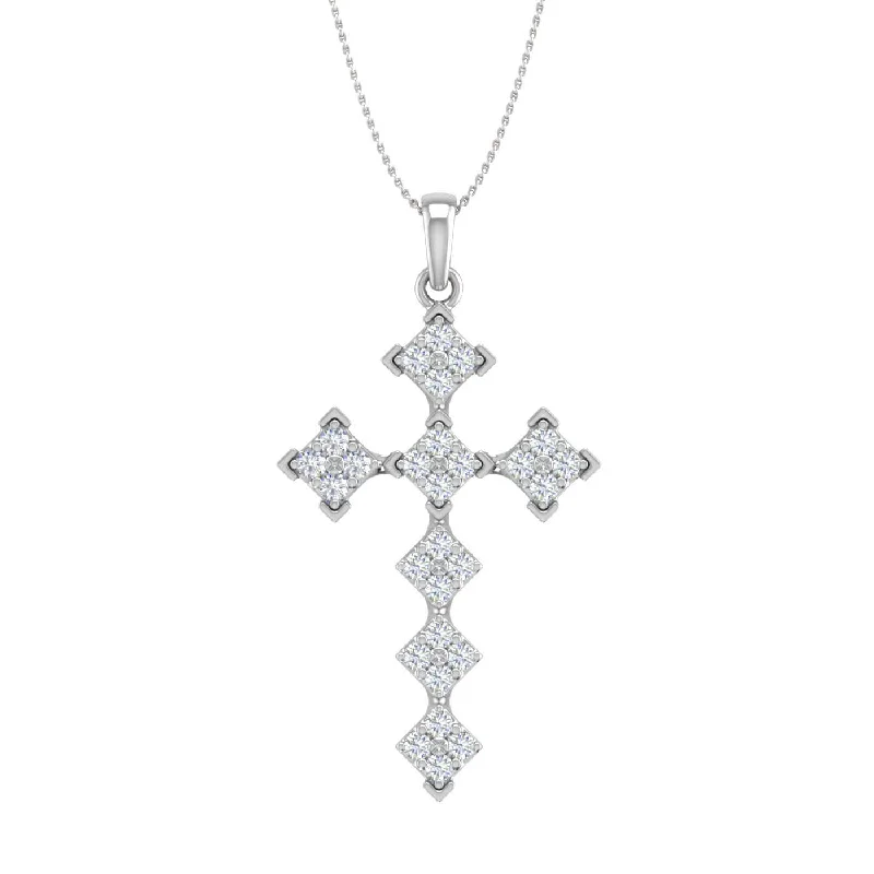 Best Jewelry Deals – Shop Premium Pieces At Great Prices 1/2 Carat Diamond Cross Pendant Necklace in Gold (Silver Chain Included) Best Jewelry Deals – Shop Premium Pieces At Great Prices 1/2 Carat Diamond Cross Pendant Necklace in Gold (Silver Chain Included)