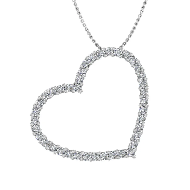 Elegant Jewelry At Unbeatable Offers – Shop Before It's Gone 1/2 Carat Diamond Heart Pendant Necklace in Gold (Silver Chain Included) Elegant Jewelry At Unbeatable Offers – Shop Before It's Gone 1/2 Carat Diamond Heart Pendant Necklace in Gold (Silver Chain Included)