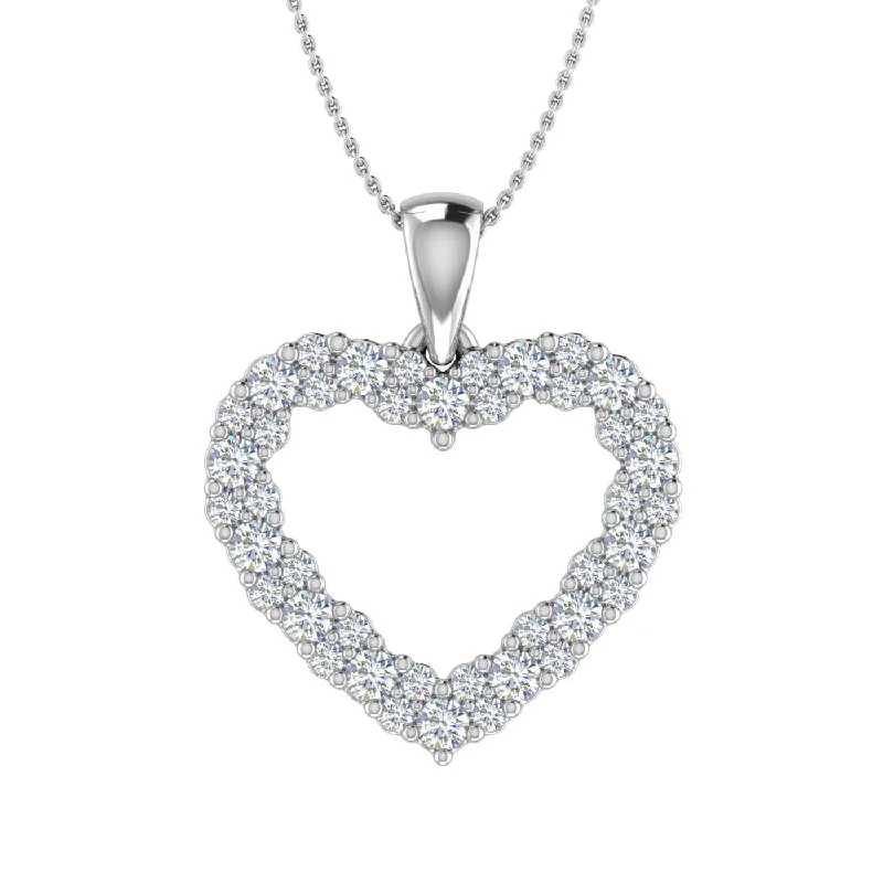 Special Sale On Handcrafted Jewelry – Shop Today 1/2 Carat Diamond Heart Pendant Necklace in Gold (Silver Chain Included) Special Sale On Handcrafted Jewelry – Shop Today 1/2 Carat Diamond Heart Pendant Necklace in Gold (Silver Chain Included)