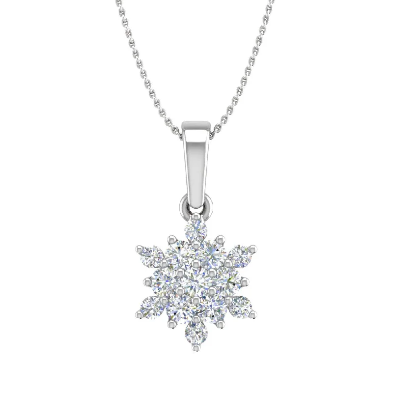 Best Jewelry Sale Prices – Limited-Time Offer 1/3 Carat Diamond Halo Cluster Pendant Necklace in Gold (Silver Chain Included) Best Jewelry Sale Prices – Limited-Time Offer 1/3 Carat Diamond Halo Cluster Pendant Necklace in Gold (Silver Chain Included)