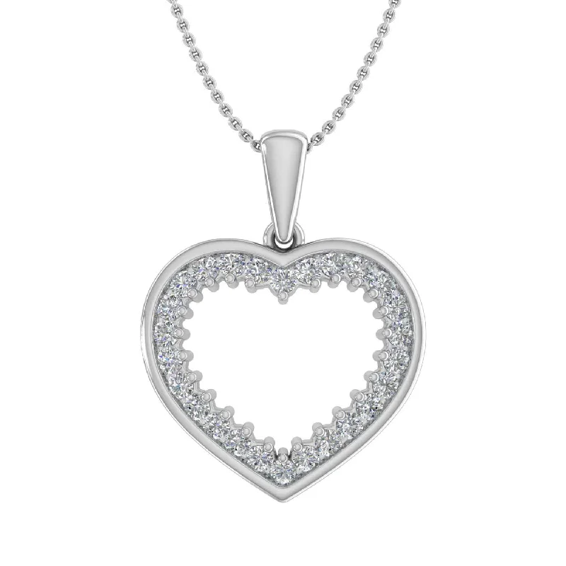 Unmissable Jewelry Clearance – Final Reductions 1/3 Carat Diamond Heart Pendant Necklace in Gold (Silver Chain Included) Unmissable Jewelry Clearance – Final Reductions 1/3 Carat Diamond Heart Pendant Necklace in Gold (Silver Chain Included)