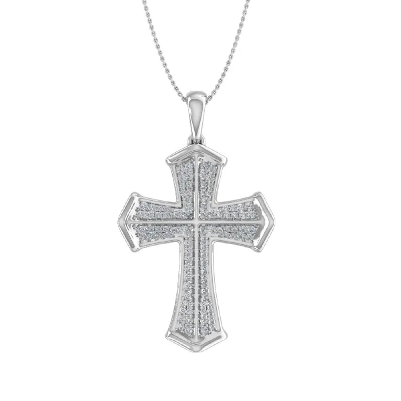 Special Offers On Handcrafted And Designer Jewelry 1/3 Carat Diamond Vintage Cross Pendant Necklace in Gold (Silver Chain Included) Special Offers On Handcrafted And Designer Jewelry 1/3 Carat Diamond Vintage Cross Pendant Necklace in Gold (Silver Chain Included)