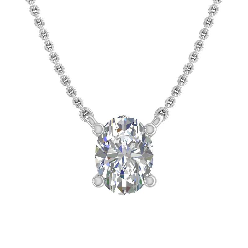Special Jewelry Deals – Upgrade Your Collection 1/3 Carat Oval Cut Diamond Solitaire Pendant Necklace in Gold (Included Silver Chain) Special Jewelry Deals – Upgrade Your Collection 1/3 Carat Oval Cut Diamond Solitaire Pendant Necklace in Gold (Included Silver Chain)