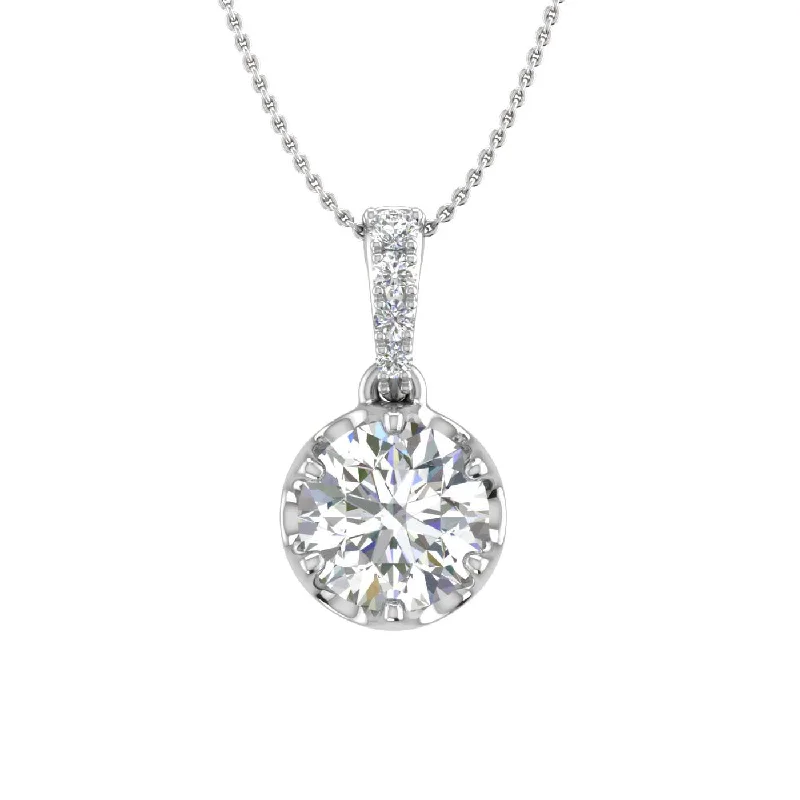 Fine Jewelry, Limited-Time Offers Available 1/4 Carat Diamond Solitaire Pendant Necklace in Gold (Silver Chain Included) Fine Jewelry, Limited-Time Offers Available 1/4 Carat Diamond Solitaire Pendant Necklace in Gold (Silver Chain Included)