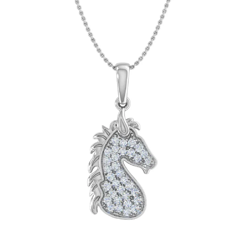Luxury Jewelry Now At Special Promotional Rates 1/4 ctw Sea Horse Animal Diamond Pendant Necklace in Gold (Silver Chain Included) Luxury Jewelry Now At Special Promotional Rates 1/4 ctw Sea Horse Animal Diamond Pendant Necklace in Gold (Silver Chain Included)