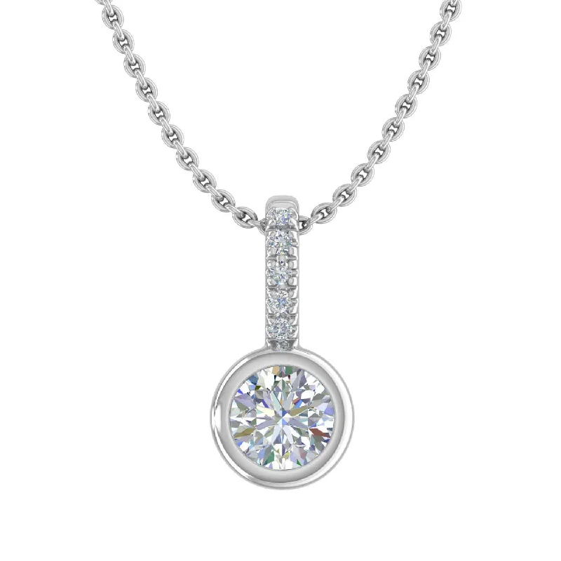 Elegant Designs, Unbeatable Discounts – Shop Jewelry Now 1/5 Carat Solitaire Diamond Pendant Necklace in Gold (Included Silver Chain) Elegant Designs, Unbeatable Discounts – Shop Jewelry Now 1/5 Carat Solitaire Diamond Pendant Necklace in Gold (Included Silver Chain)
