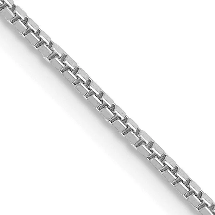 Jewelry Sale – Exclusive Styles At Lower Prices 10KT White Gold 22-inch 1MM Box Chain