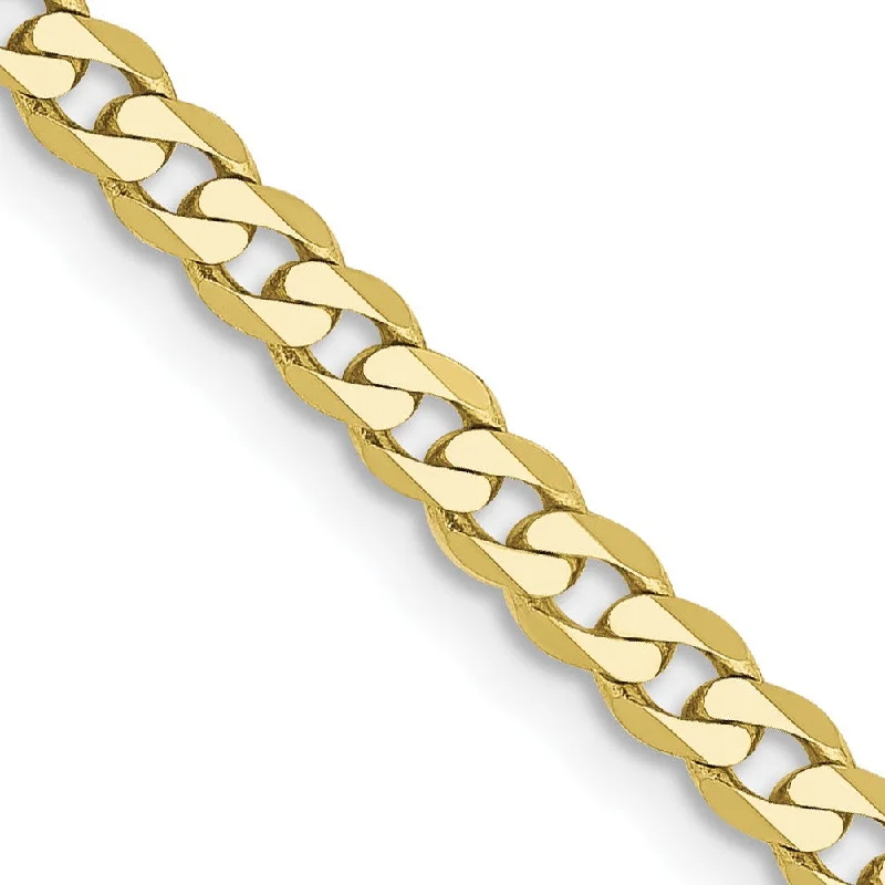 Flash Sale On Exquisite Jewelry – Don't Miss Out 10KT Yellow Gold 18-inch 2.9MM Flat Beveled Curb Chain Flash Sale On Exquisite Jewelry – Don't Miss Out 10KT Yellow Gold 18-inch 2.9MM Flat Beveled Curb Chain