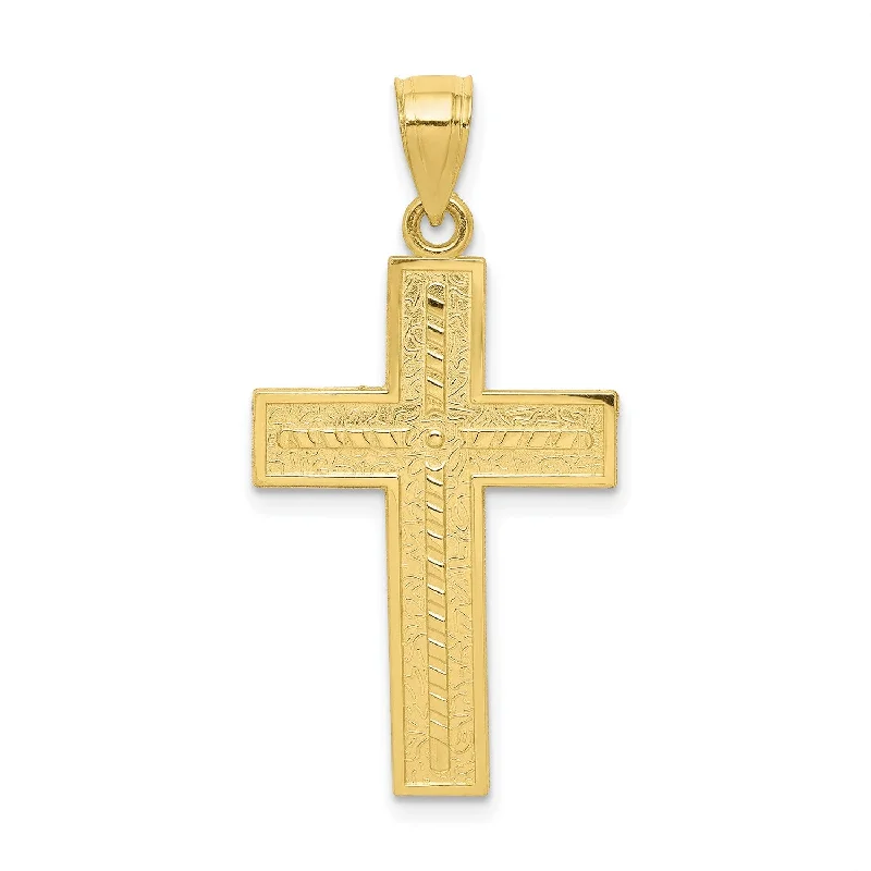 Shop Jewelry That Shines Without The High Price 10KT Yellow Gold 33X18MM Cross Pendant. Chain Not Included Shop Jewelry That Shines Without The High Price 10KT Yellow Gold 33X18MM Cross Pendant. Chain Not Included