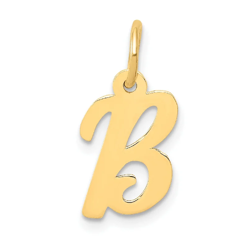 Exclusive Jewelry Markdowns – Limited-Time Offer 14k Small Script Initial B Charm
