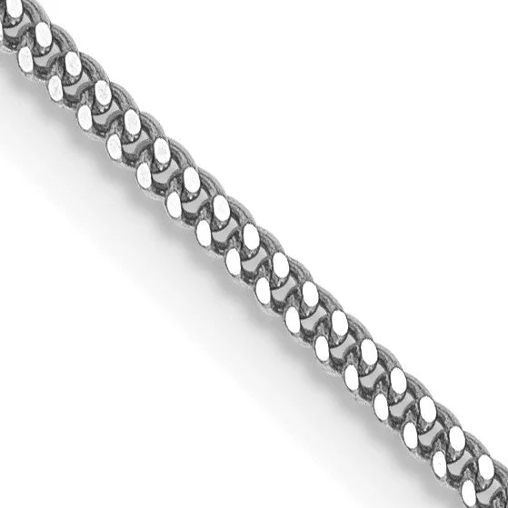 Shop Dazzling Jewelry With Special Promotional Discounts 14KT White Gold 20-inch 1.3MM Curb Pendant Chain Shop Dazzling Jewelry With Special Promotional Discounts 14KT White Gold 20-inch 1.3MM Curb Pendant Chain
