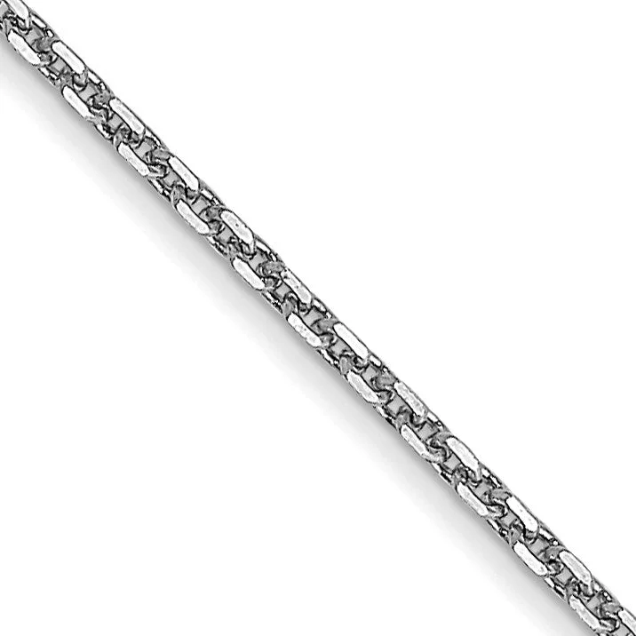 Best Jewelry Sale – Shop Exclusive Designs Now 14KT White Gold 24-inch 0.95MM Diamond-cut Lobster Clasp Cable Pendant Chain Best Jewelry Sale – Shop Exclusive Designs Now 14KT White Gold 24-inch 0.95MM Diamond-cut Lobster Clasp Cable Pendant Chain