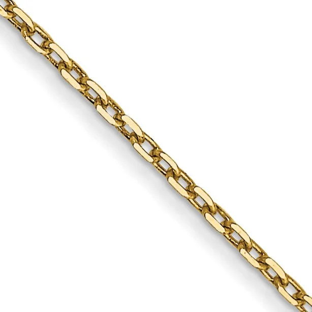 Trending Jewelry Styles Now At Limited-Time Discounts 14KT Yellow Gold 14-inch 0.8MM Diamond-cut Cable Pendant Chain Trending Jewelry Styles Now At Limited-Time Discounts 14KT Yellow Gold 14-inch 0.8MM Diamond-cut Cable Pendant Chain