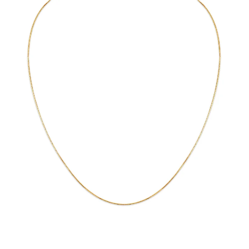 Elegant Jewelry At Unbeatable Offers – Shop Before It's Gone 14KT Yellow Gold 18-inch 0.5MM Box Delicate Chain Elegant Jewelry At Unbeatable Offers – Shop Before It's Gone 14KT Yellow Gold 18-inch 0.5MM Box Delicate Chain
