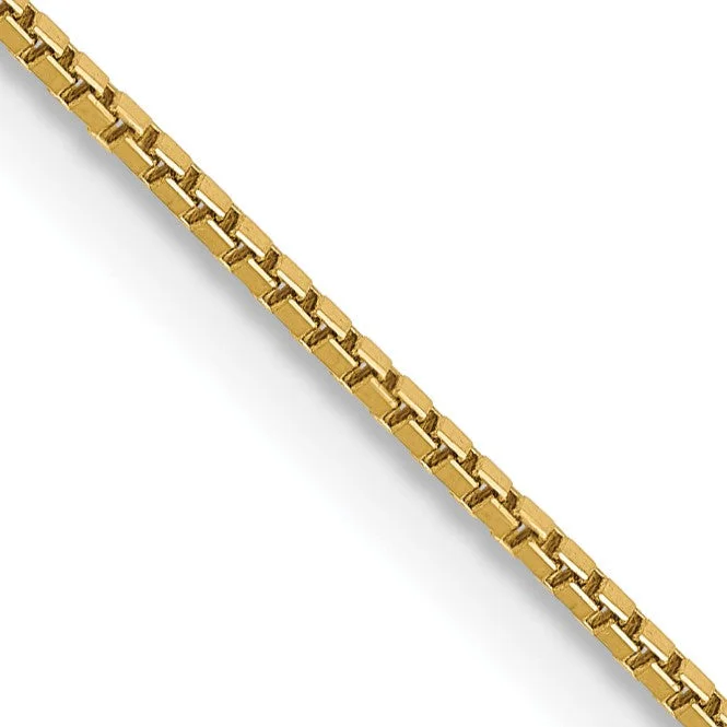Special Jewelry Deals – Upgrade Your Collection 14KT Yellow Gold 20-inch 0.9MM Box Pendant Chain Special Jewelry Deals – Upgrade Your Collection 14KT Yellow Gold 20-inch 0.9MM Box Pendant Chain