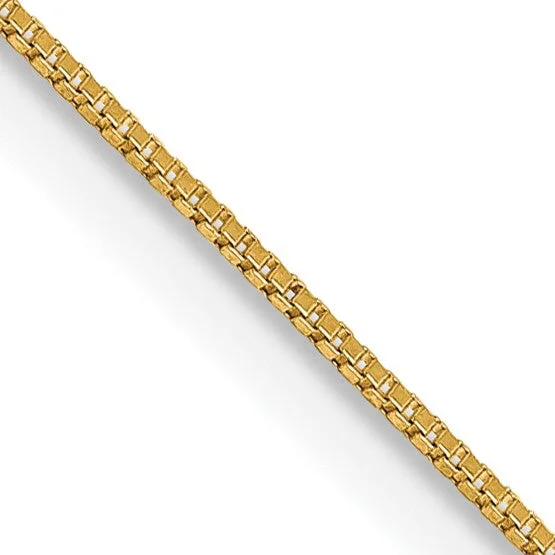Shop Handcrafted Jewelry At Special Promotional Rates 14KT Yellow Gold 24-inch 0.5MM Box Pendant Chain Shop Handcrafted Jewelry At Special Promotional Rates 14KT Yellow Gold 24-inch 0.5MM Box Pendant Chain
