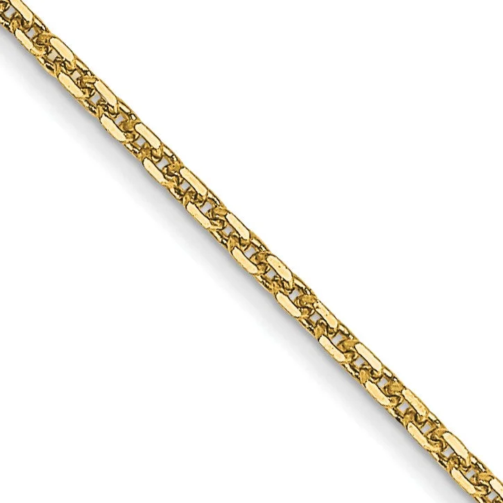 Premium Diamond Jewelry At Once-In-A-Lifetime Discounts 14KT Yellow Gold 24-inch 0.95MM Diamond-cut Lobster Clasp Cable Pendant Chain Premium Diamond Jewelry At Once-In-A-Lifetime Discounts 14KT Yellow Gold 24-inch 0.95MM Diamond-cut Lobster Clasp Cable Pendant Chain