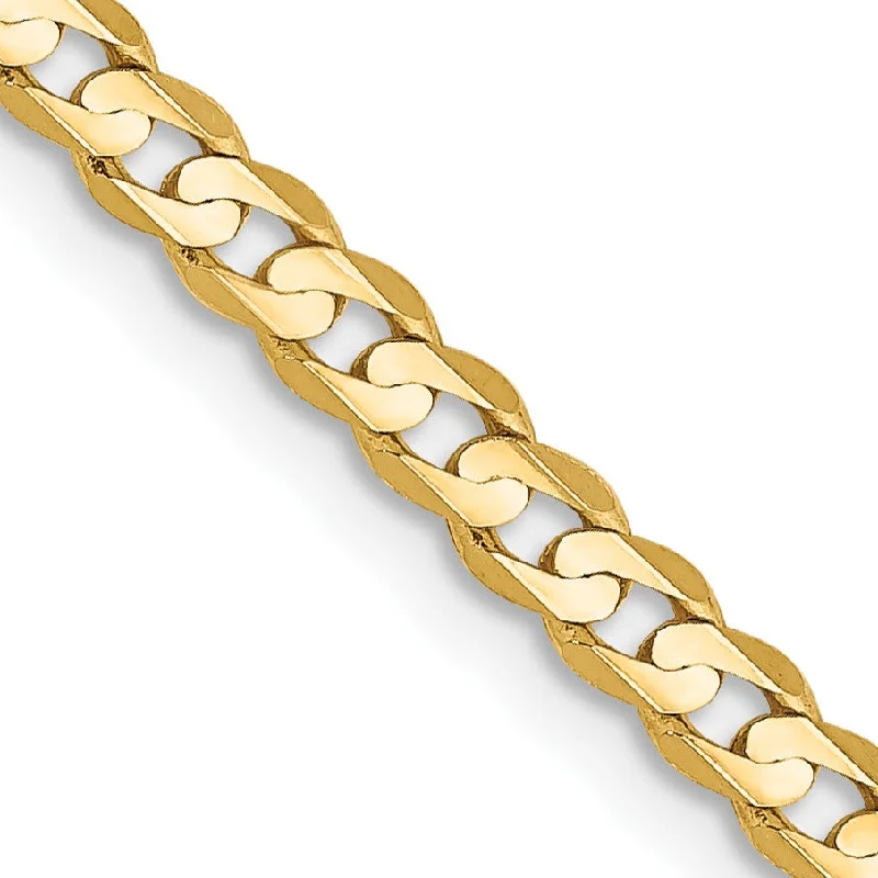 Huge Savings On Timeless Jewelry Collections 14KT Yellow Gold 24-inch 3MM Lobster Clasp Curb Chain Huge Savings On Timeless Jewelry Collections 14KT Yellow Gold 24-inch 3MM Lobster Clasp Curb Chain