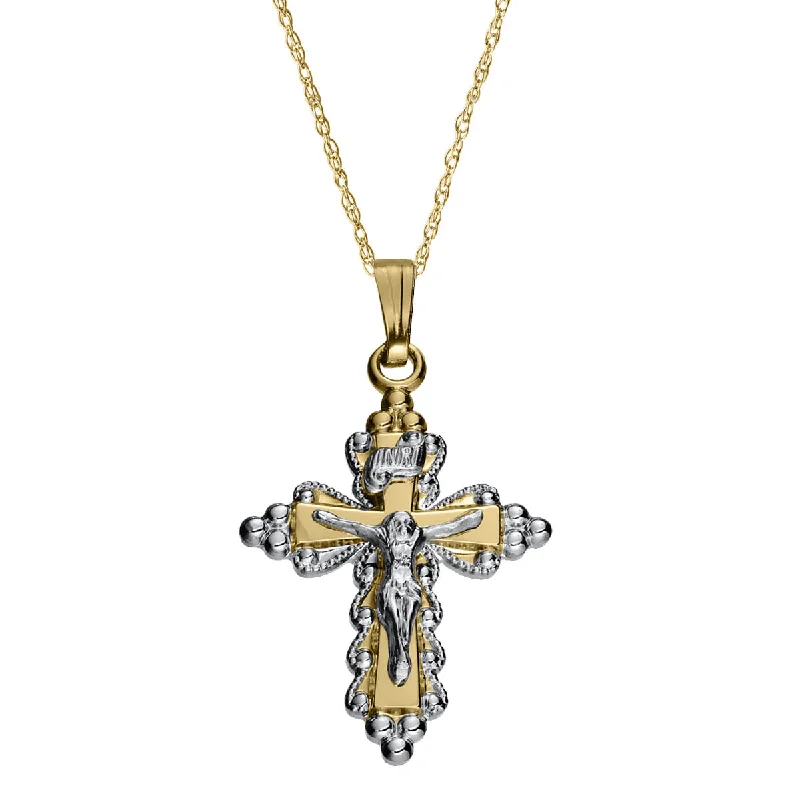 Grab Your Favorite Jewelry At The Lowest Prices 14KT Yellow Gold Filled 18-inch Crucifix Cross Pendant Grab Your Favorite Jewelry At The Lowest Prices 14KT Yellow Gold Filled 18-inch Crucifix Cross Pendant