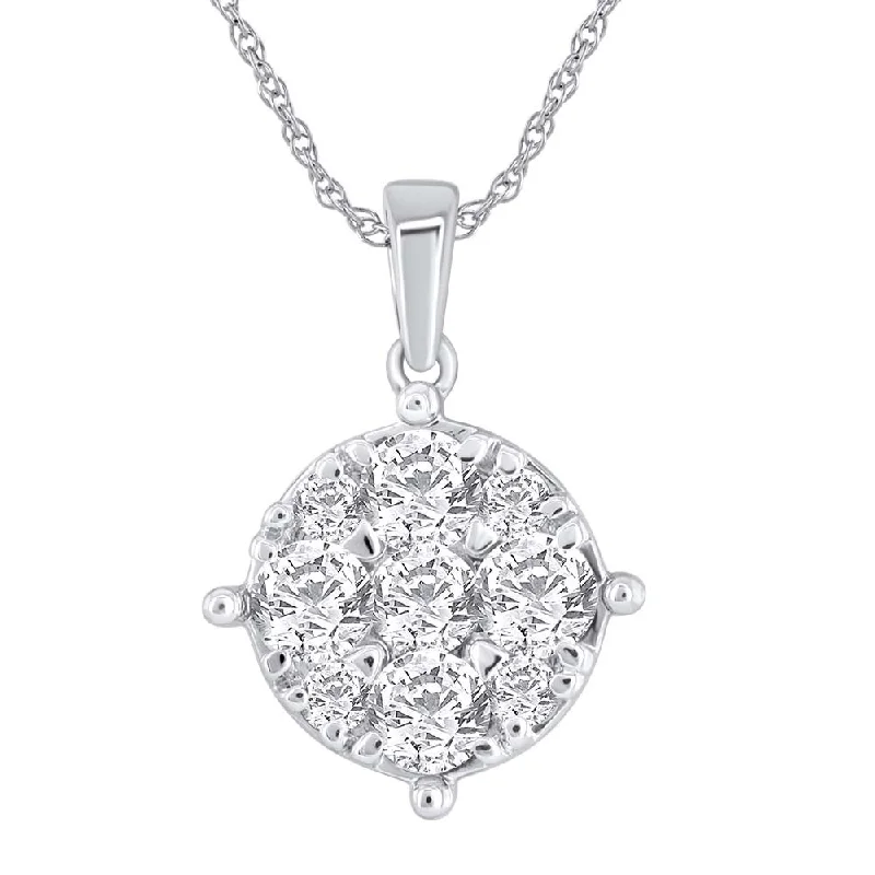 Flash Sale On Exquisite Jewelry – Don't Miss Out 3/4 Carat Diamond Solitaire Pendant in Gold (Silver Chain Included)