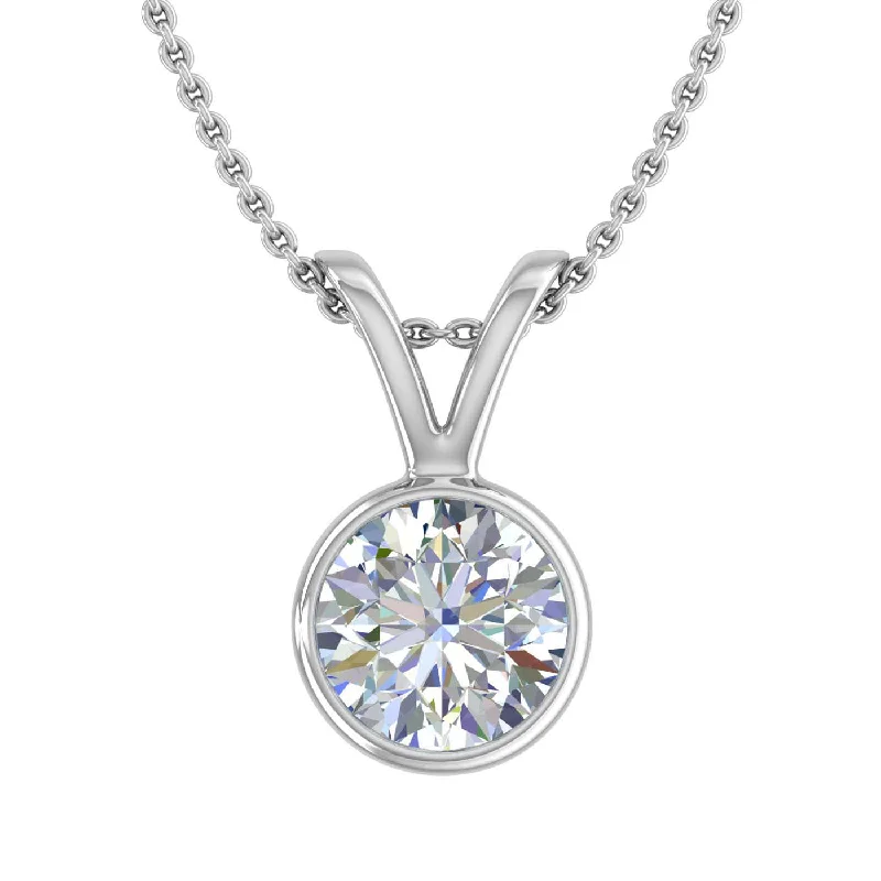 Bold And Beautiful Jewelry Now At Irresistible Prices 3/4 Carat Diamond Solitaire Pendant Necklace in Gold (Included Silver Chain)