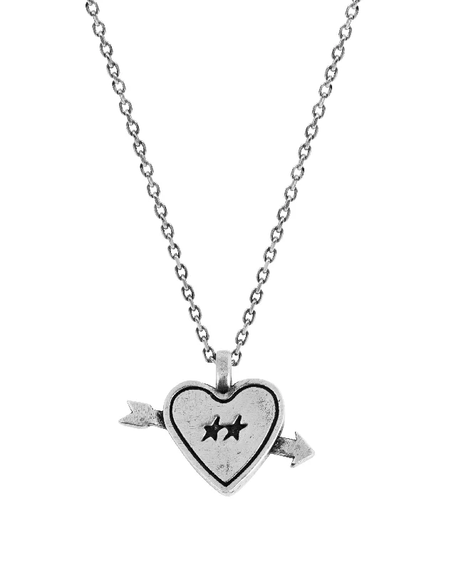 Affordable Glamour – Premium Jewelry For Less Arrow Heart Necklace