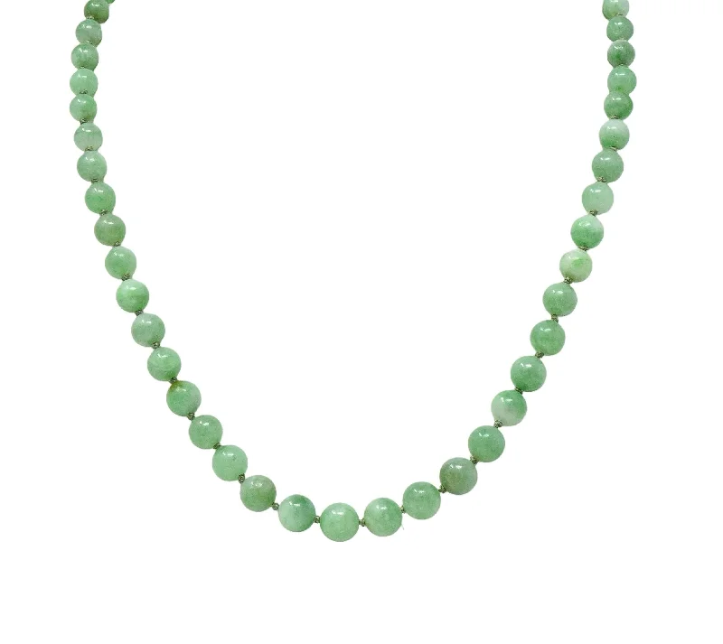 Exclusive Jewelry Offers – Shine For Less Art Deco Jade Diamond 14 Karat White Gold Vintage Graduated Jade Bead Necklace Exclusive Jewelry Offers – Shine For Less Art Deco Jade Diamond 14 Karat White Gold Vintage Graduated Jade Bead Necklace