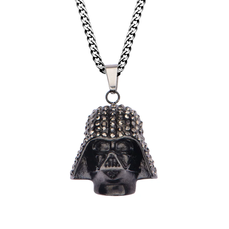 Must-Have Jewelry Pieces At Reduced Prices Black Stainless Steel 18-inch Star Wars Darthvader Pendant Must-Have Jewelry Pieces At Reduced Prices Black Stainless Steel 18-inch Star Wars Darthvader Pendant