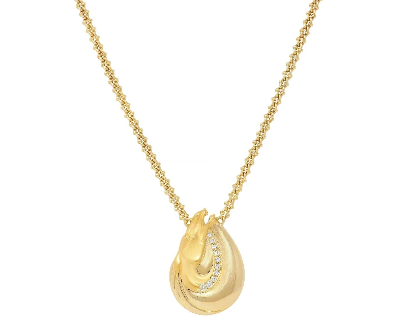 Clearance Sale On High-End Jewelry Collections Carrera Y Carrera Diamond 18 Karat Yellow Gold Horse Ecuestre Station Necklace Clearance Sale On High-End Jewelry Collections Carrera Y Carrera Diamond 18 Karat Yellow Gold Horse Ecuestre Station Necklace