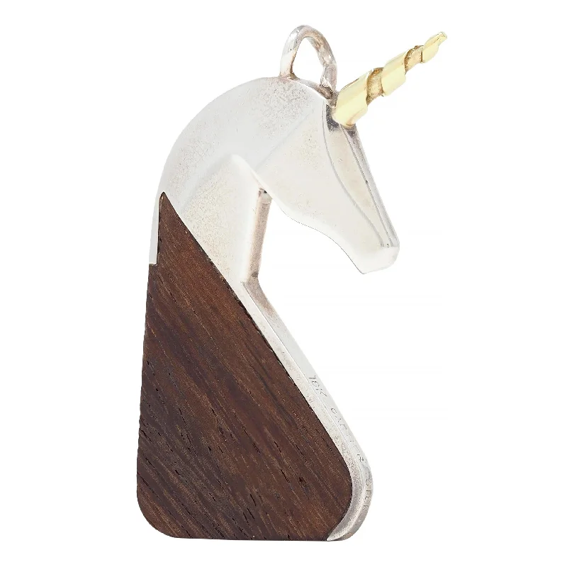Shop Stylish Jewelry Now And Save Big Cartier 1970's Carved Wood Sterling Silver 18 Karat Yellow Gold Vintage Unicorn Pendant Shop Stylish Jewelry Now And Save Big Cartier 1970's Carved Wood Sterling Silver 18 Karat Yellow Gold Vintage Unicorn Pendant