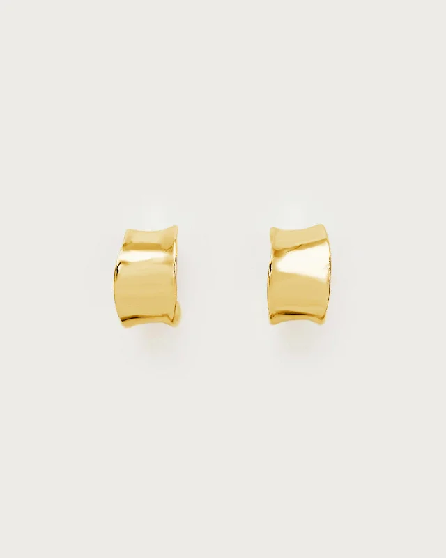Exclusive Jewelry Offers – Sparkle For Less Chunky Flowy Hoop Earrings in Gold