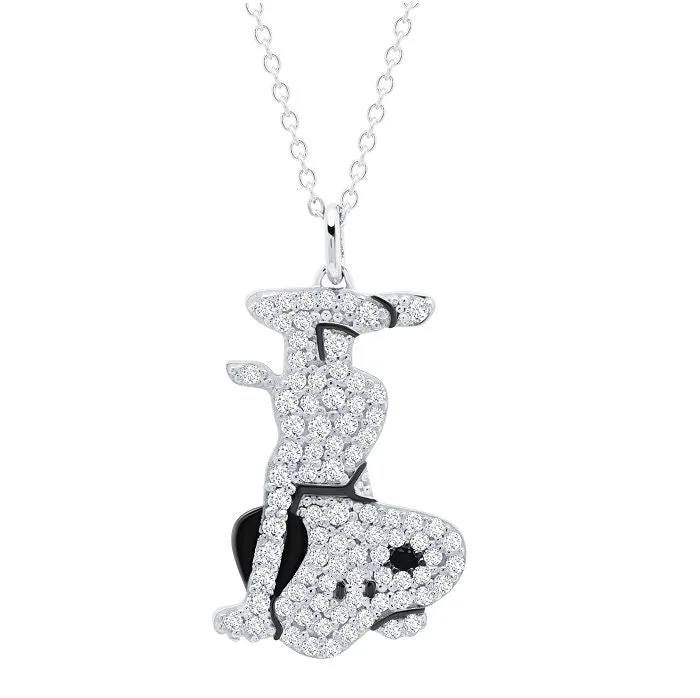 Elegant Jewelry Pieces At Unbelievable Prices Crislu Platinum Plated Sterling Silver Cubic Zirconia 18-inch Snoopy Pendant Elegant Jewelry Pieces At Unbelievable Prices Crislu Platinum Plated Sterling Silver Cubic Zirconia 18-inch Snoopy Pendant