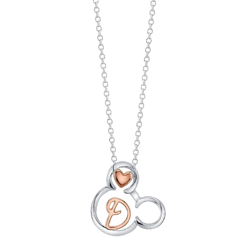 Affordable Luxury Jewelry For Every Occasion Disney Sterling Silver 18-inch Initial Pendant; Initial D Affordable Luxury Jewelry For Every Occasion Disney Sterling Silver 18-inch Initial Pendant; Initial D