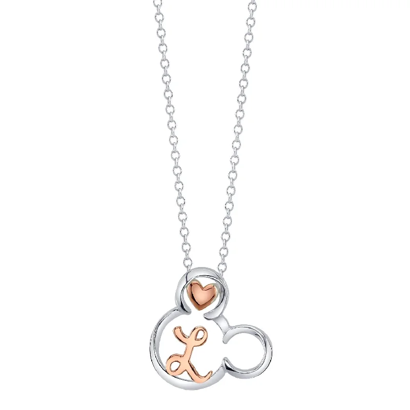 Fine Jewelry, Limited-Time Offers Available Disney Sterling Silver 18-inch Initial Pendant; Initial L Fine Jewelry, Limited-Time Offers Available Disney Sterling Silver 18-inch Initial Pendant; Initial L