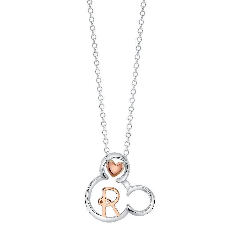 High-Quality Jewelry At A Fraction Of The Cost Disney Sterling Silver 18-inch Initial Pendant; Initial R High-Quality Jewelry At A Fraction Of The Cost Disney Sterling Silver 18-inch Initial Pendant; Initial R