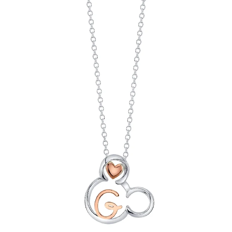 Huge Markdowns On Premium Jewelry Styles Disney Sterling Silver 18-inch Initial Pendant; Initial G Huge Markdowns On Premium Jewelry Styles Disney Sterling Silver 18-inch Initial Pendant; Initial G