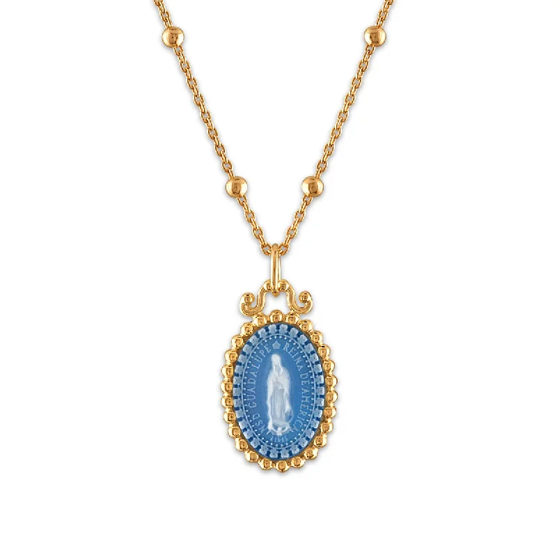 Trending Jewelry Now At Unbeatable Prices Frank Ronay Collection Blue Agate 15X10MM 18-inch Guadalupe Pendant in 18KT Yellow Gold Plated Sterling Silver Trending Jewelry Now At Unbeatable Prices Frank Ronay Collection Blue Agate 15X10MM 18-inch Guadalupe Pendant in 18KT Yellow Gold Plated Sterling Silver