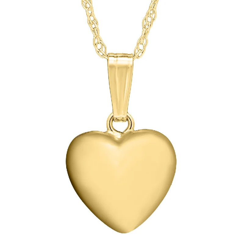 Shop Stylish Jewelry Now And Save Big Kiddie Kraft 14KT Yellow Gold 15-inch Childrens Heart Pendant Shop Stylish Jewelry Now And Save Big Kiddie Kraft 14KT Yellow Gold 15-inch Childrens Heart Pendant