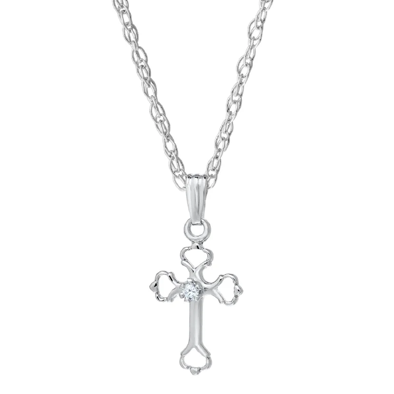 Seasonal Jewelry Deals – Elevate Your Style Kiddie Kraft Sterling Silver 15-inch Childrens Cross Pendant Seasonal Jewelry Deals – Elevate Your Style Kiddie Kraft Sterling Silver 15-inch Childrens Cross Pendant