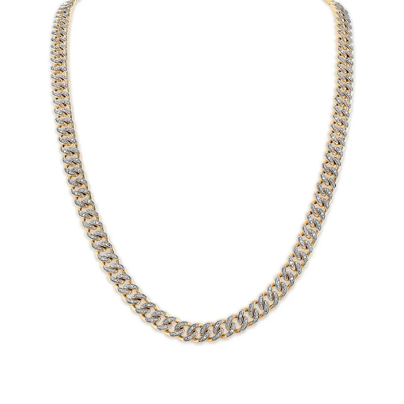 Exclusive Jewelry Sale – Grab Timeless Pieces Now Luxe Layers 1/2 CTW Diamond Cuban Link 24-inch Chain in Yellow Gold Plated Sterling Silver Exclusive Jewelry Sale – Grab Timeless Pieces Now Luxe Layers 1/2 CTW Diamond Cuban Link 24-inch Chain in Yellow Gold Plated Sterling Silver
