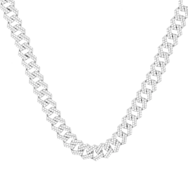Trending Jewelry Styles Now At Limited-Time Discounts Luxe Layers Sterling Silver Cubic Zirconia 20-inch 10MM Cuban Link Chain Trending Jewelry Styles Now At Limited-Time Discounts Luxe Layers Sterling Silver Cubic Zirconia 20-inch 10MM Cuban Link Chain