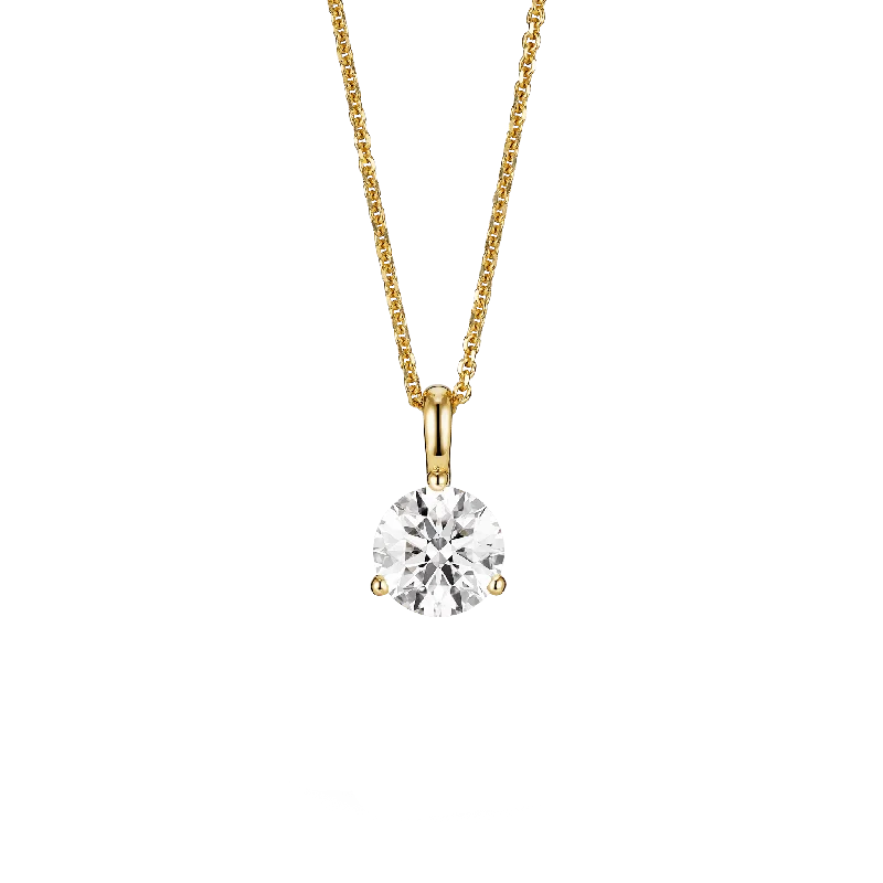 Exclusive Online Jewelry Sale – Don't Wait The Round Brilliant Solitaire Bale Pendant