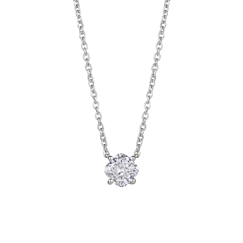 Luxury Jewelry At Unbeatable Discounts The Cushion Solitaire Pendant
