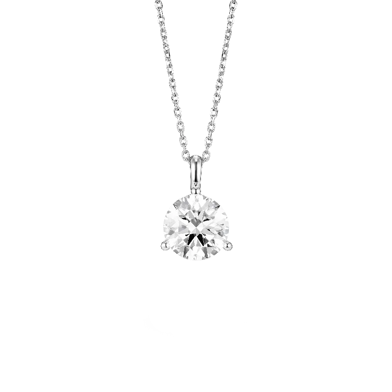 Limited-Time Jewelry Discounts – Shine Without The Splurge The Round Brilliant Solitaire Bale Pendant