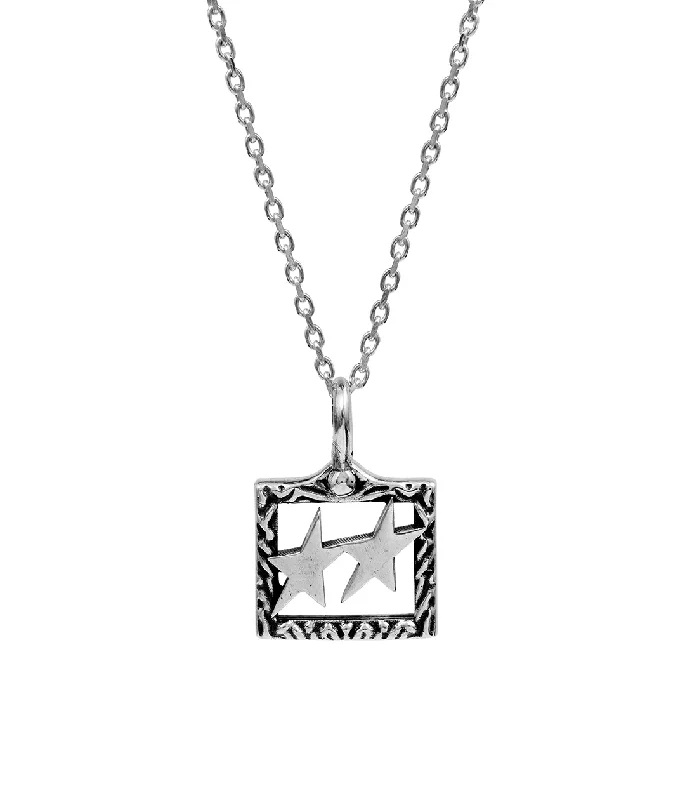 Modern Statement Jewelry For Bold Styling Square Icon Necklace