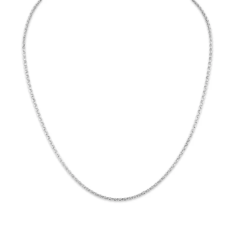 Affordable Luxury Jewelry For Every Occasion Sterling Silver 18-inch 1.5MM Cable Chain